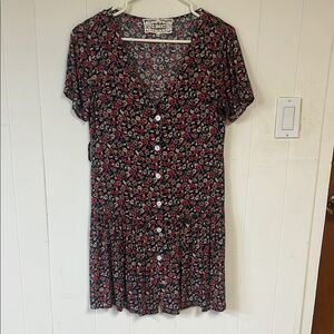 Floral Button-Up Dress